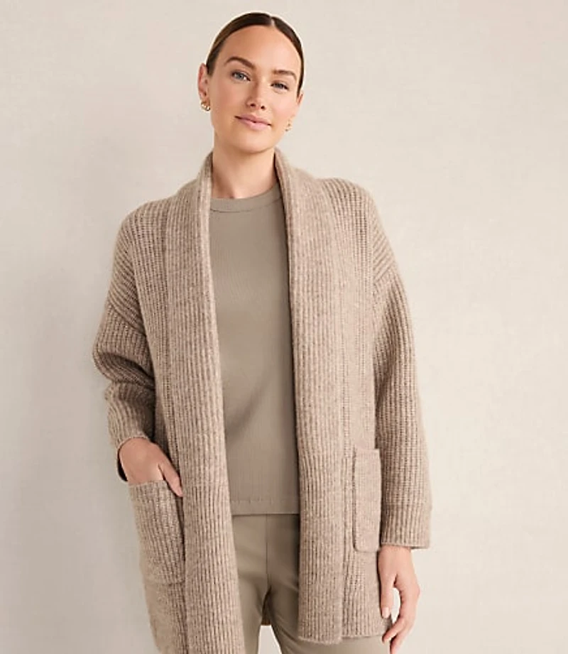 Haven Well Within Lofty Knit Shawl Collar Cardigan