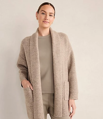 Haven Well Within Lofty Knit Shawl Collar Cardigan