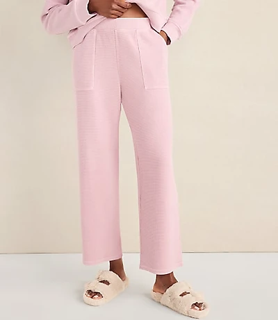 Haven Well Within Organic Cotton Waffle Straight Leg Pants