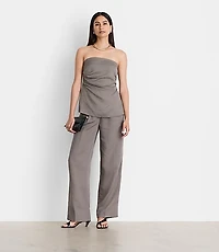 Petite LOFT Versa Luxe Lyocell Linen Straight Pants
