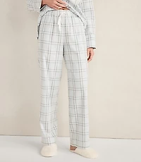 Haven Well Within Lightweight Flannel Windowpane Pajama Pants