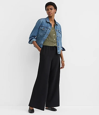 Tall Sawyer Pull On Pants Textured Crepe