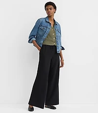Tall Sawyer Pull On Pants Textured Crepe