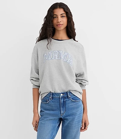 Mama Patchwork Sweatshirt