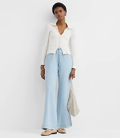 Sawyer Pull On Pants in Chambray