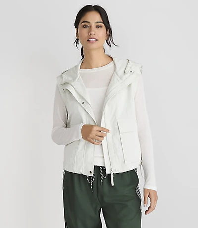 Petite Lou & Grey Hooded Cargo Vest