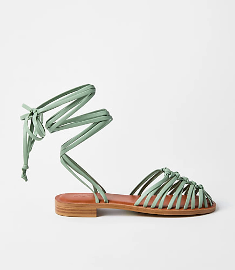 Fisherman Lace Up Sandals