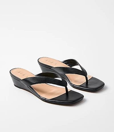 Mini Wedge Thong Sandals