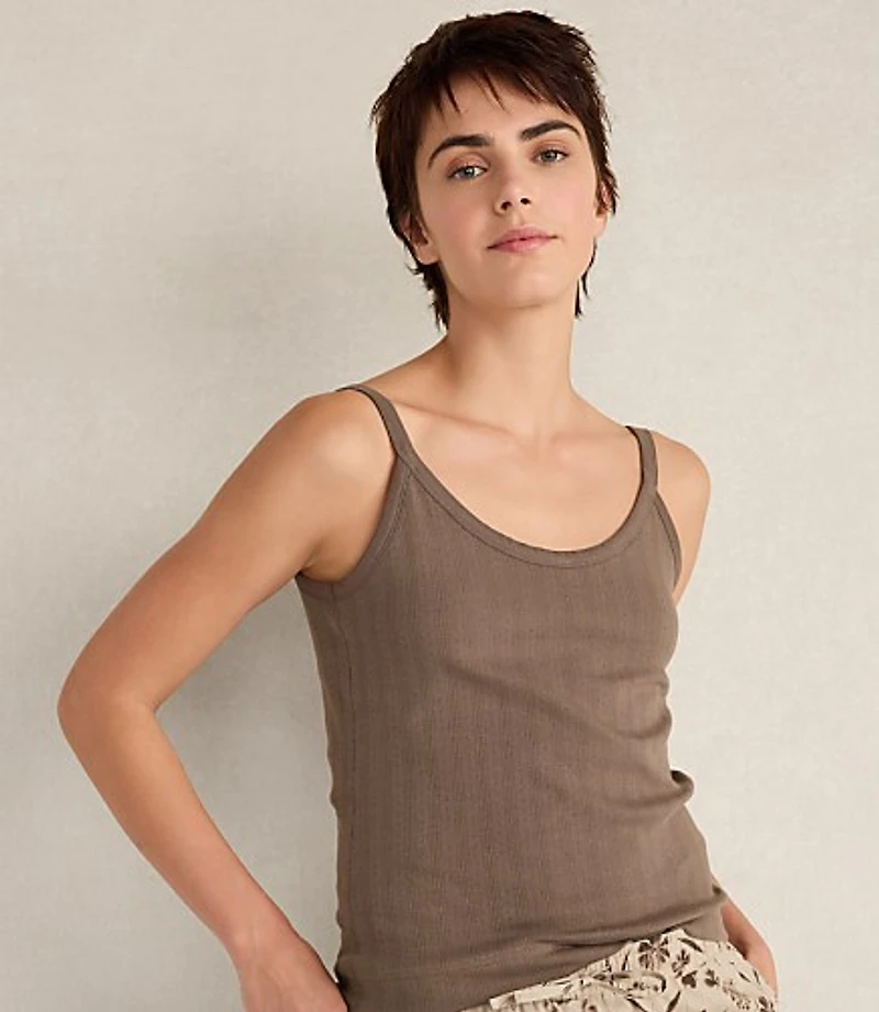 Haven Well Within Organic Cotton Pointelle Cami
