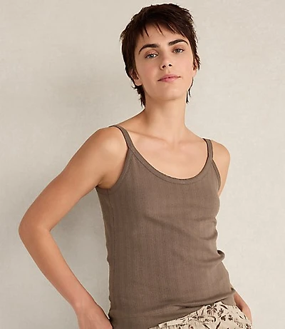 Haven Well Within Organic Cotton Pointelle Cami