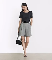 LOFT Versa 360 Knit Ruched Top