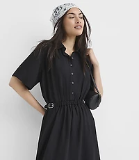 Double Buckle Shirtdress