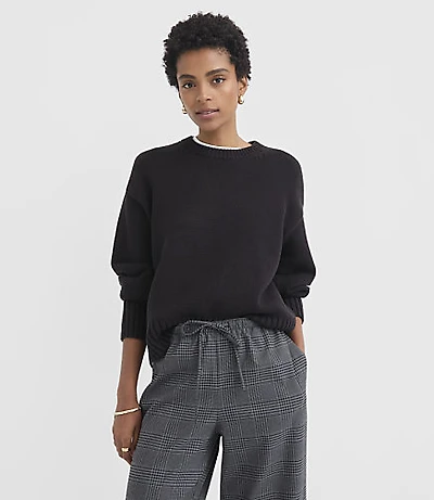 Curved Sleeve Sweater