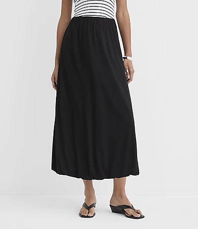 Petite Bubble Midi Skirt