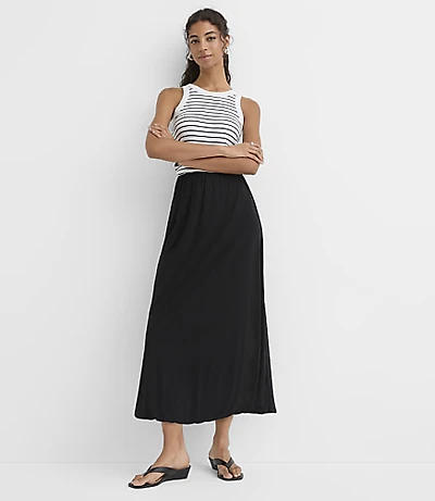 Petite Bubble Midi Skirt