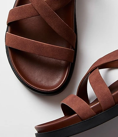 Molded Ankle Strap Sandals