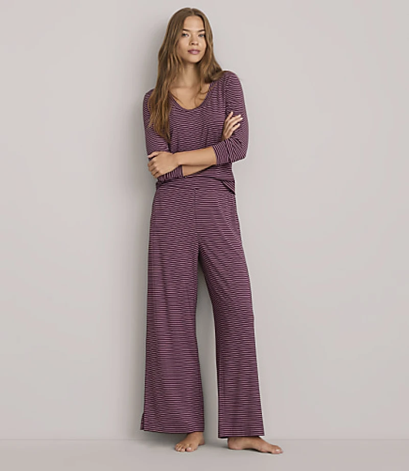 Lou & Grey Striped Essential Modal Pajama Pants