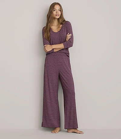 Lou & Grey Striped Essential Modal Pajama Pants