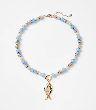 Fish Beaded Necklace