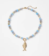 Fish Beaded Necklace