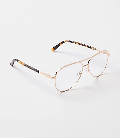 LOFT Versa Blue Light Aviator Glasses