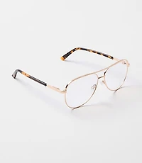 LOFT Versa Blue Light Aviator Glasses