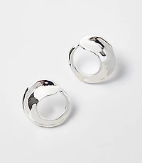 LOFT Versa Open Hoop Earrings