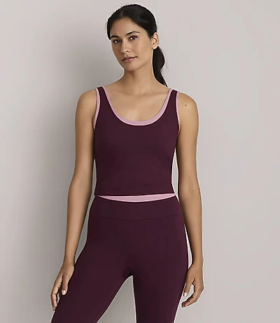 Lou & Grey Brushedsoft Double Layer Tank Top