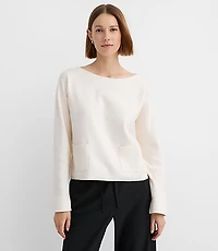 Boatneck Pocket Sweater