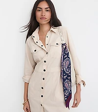 Corduroy Mini Pocket Shirtdress