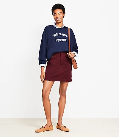 Petite Palmer Mini Pocket Skirt