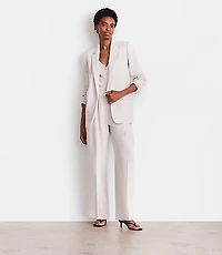 Petite LOFT Versa Crepe Drape Relaxed Blazer