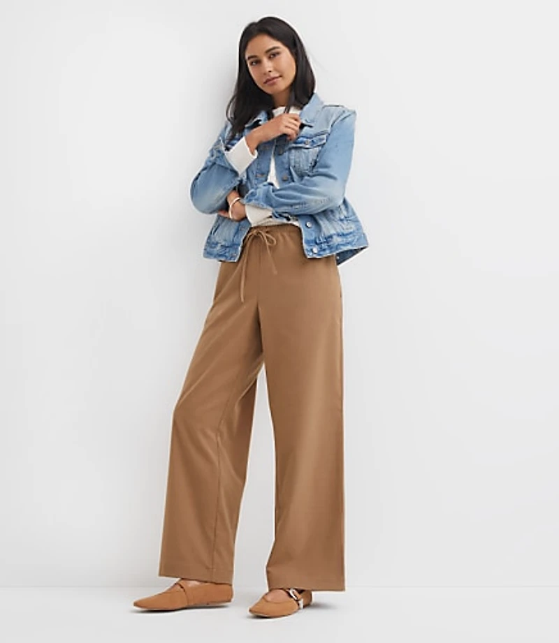 Sawyer Pull On Pants in Heathered Brushed Flannel