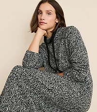 Lou & Grey Drawstring Neck Maxi Sweater Dress