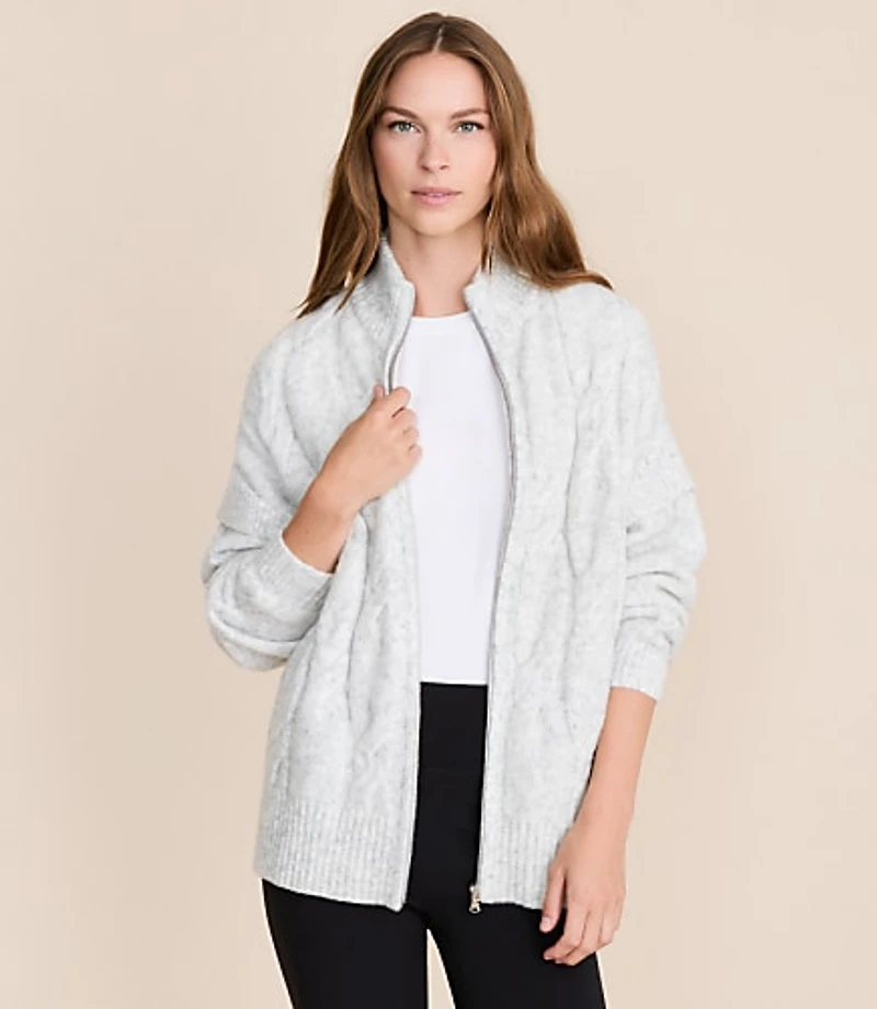 Lou & Grey Oversized Cable Coatigan