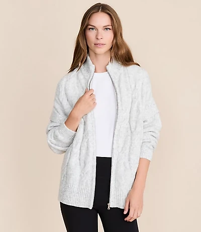 Lou & Grey Oversized Cable Coatigan