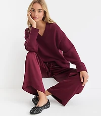 Slouchy V-Neck Sweater