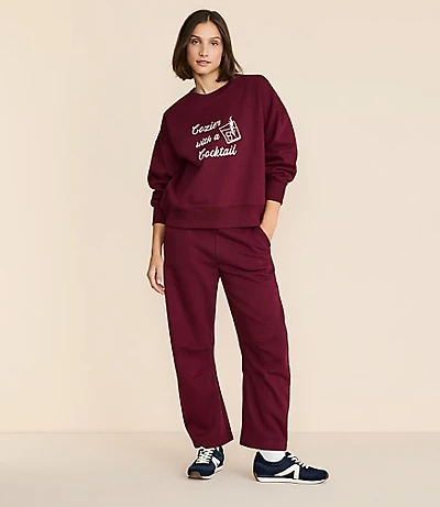 Petite Lou & Grey Elite Fleece Barrel Pants