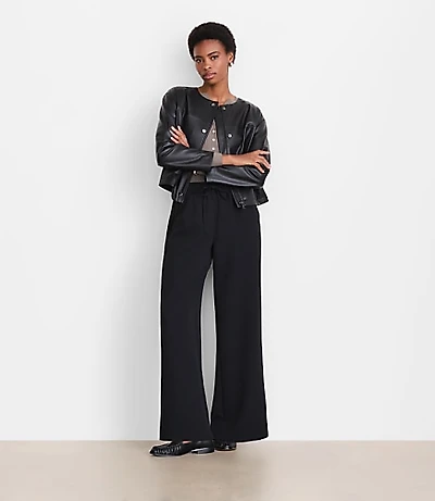 LOFT Versa Crepe Drape Drawstring Pants