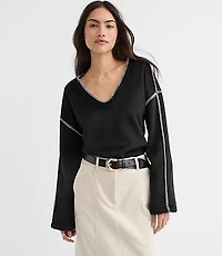 Whipstitch Fleece Top