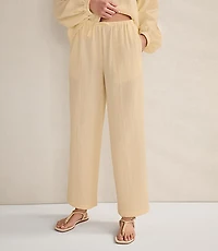 Haven Well Within Organic Cotton Gauze Straight Leg Pants