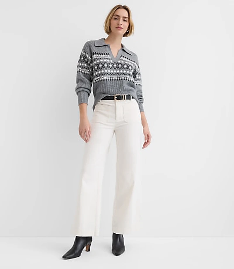 Palmer Wide Leg Pants Stretch Velvet