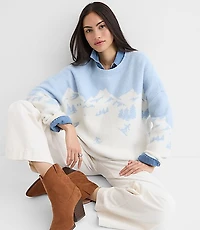 Petite Mountain Ski Sweater