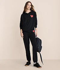 Petite Lou & Grey Heart Cozy Cotton Joggers
