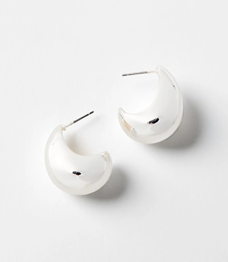 Chunky Teardrop Stud Earrings