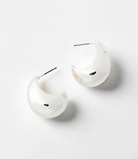 Chunky Teardrop Stud Earrings