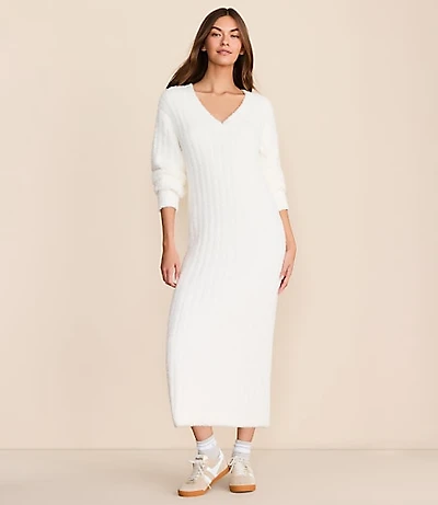 Petite Lou & Grey Teddy V-Neck Maxi Dress