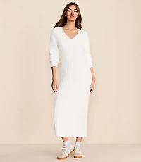 Petite Lou & Grey Teddy V-Neck Maxi Dress