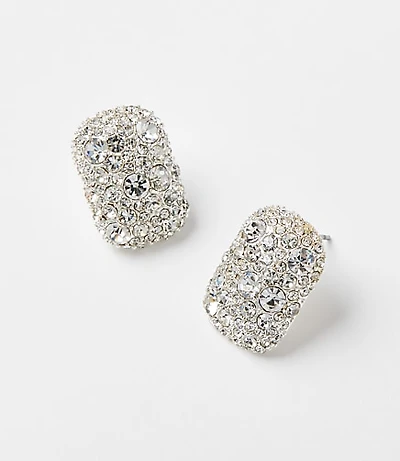 Oversized Crystal Stud Earrings