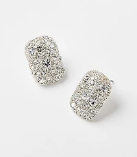 Oversized Crystal Stud Earrings